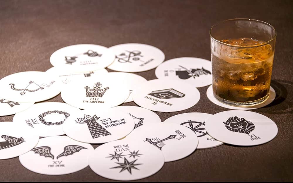 Cafe Tarot 圆形塔罗杯垫