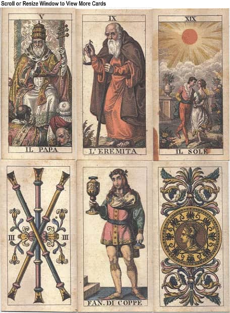 Soprafino Tarot 公开牌面图版